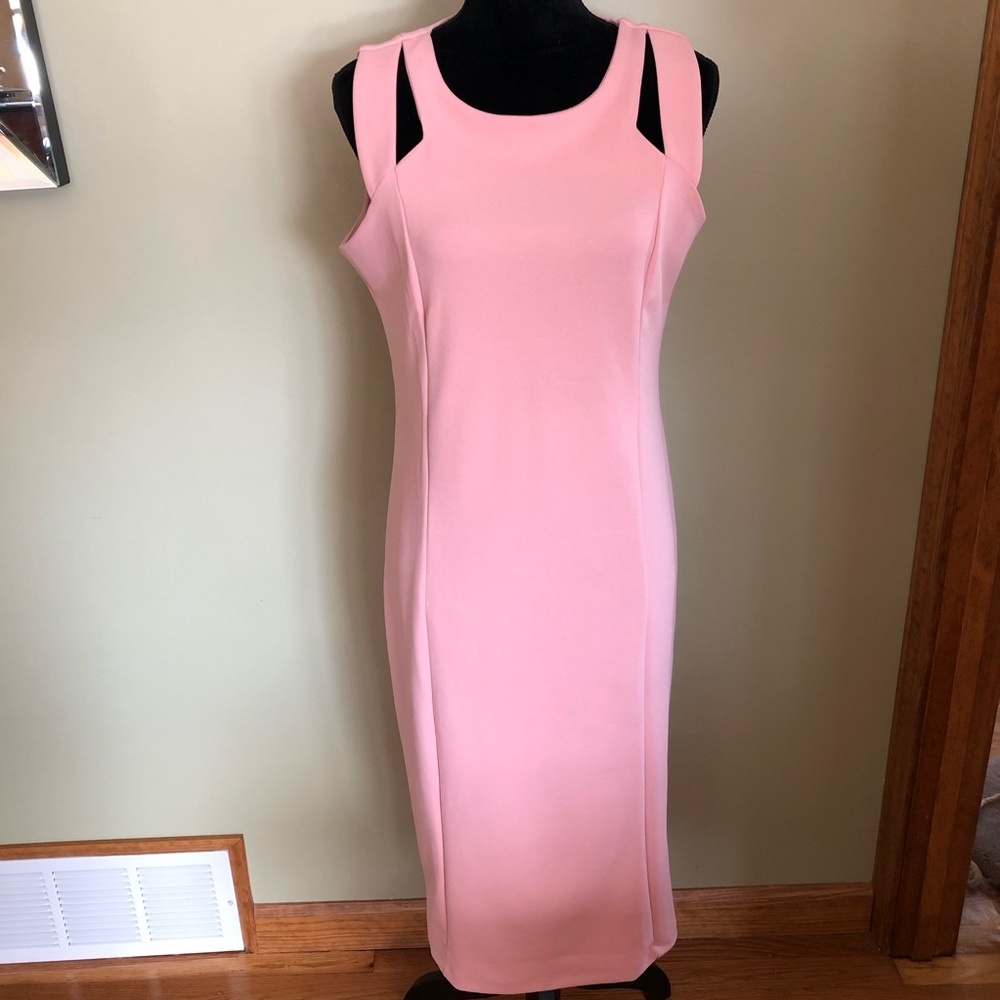 🌸 Nina Leonard Sheath Dress with Cutouts🌸